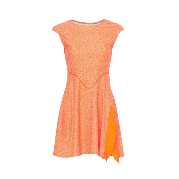 Esteban Cortazar Orange Tennis Mini Dress Size Small 41300 - Picture 3 of 14